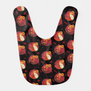 Jack Skellington & Santa Claus Pattern Baby Bib