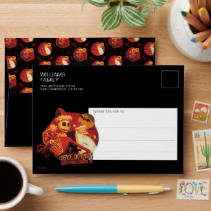 Jack Skellington & Santa Claus Pattern Envelope