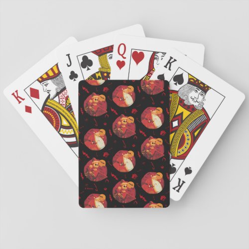 Jack Skellington  Santa Claus Pattern Playing Cards
