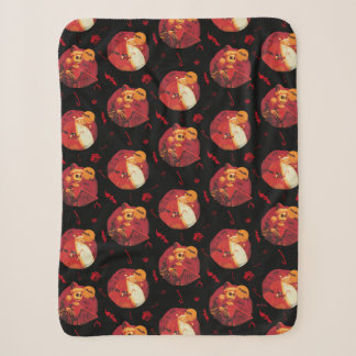 Jack Skellington & Santa Claus Pattern Sherpa Blanket