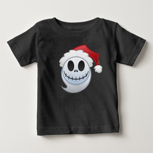Jack Skellington Santa Emoji Baby T-Shirt (Front)