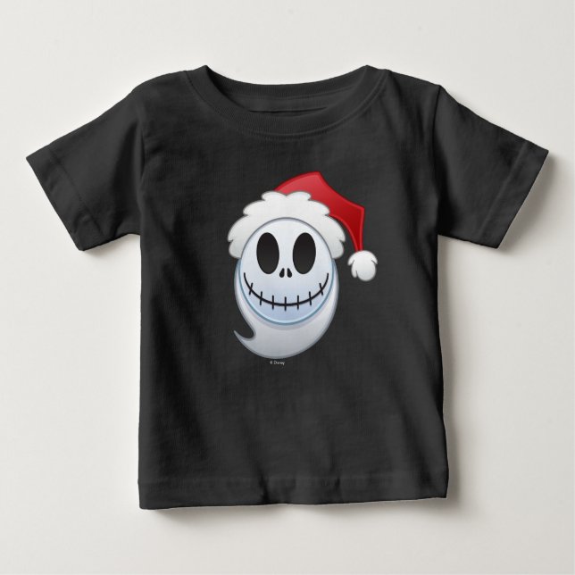 Jack Skellington Santa Emoji Baby T-Shirt (Front)