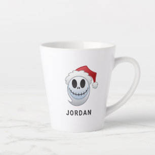 Jack Skellington Santa Emoji Latte Mug