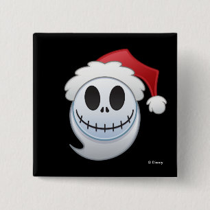Jack Skellington Santa Emoji Pinback Button