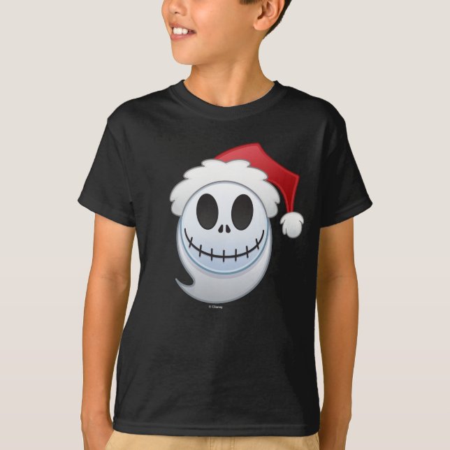 Jack Skellington Santa Emoji T-Shirt (Front)