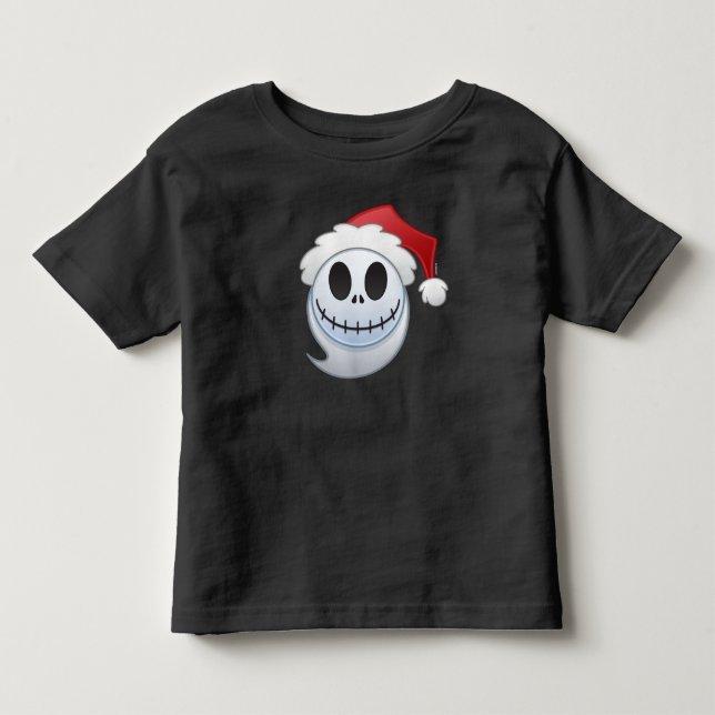 Jack Skellington Santa Emoji Toddler T-shirt (Front)