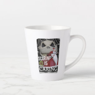 Jack Skellington & Santa Scaring is Caring Latte Mug