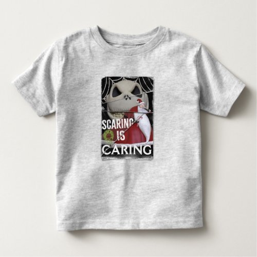 Jack Skellington  Santa  Scaring is Caring Toddler T_shirt