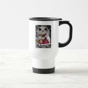 Jack Skellington & Santa Scaring is Caring Travel Mug
