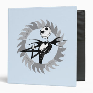 Jack Skellington Saw Blade Frame Binder