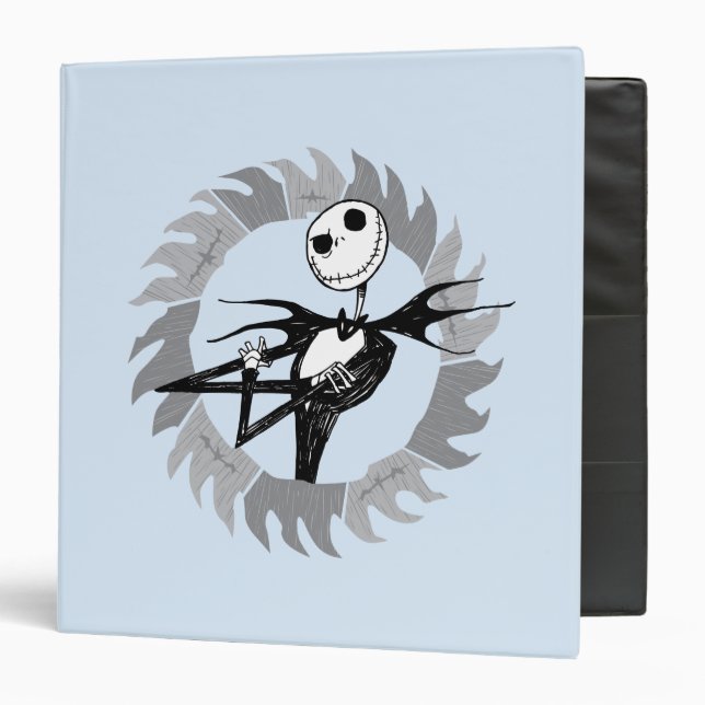 Jack Skellington | Saw Blade Frame Binder (Front/Inside)