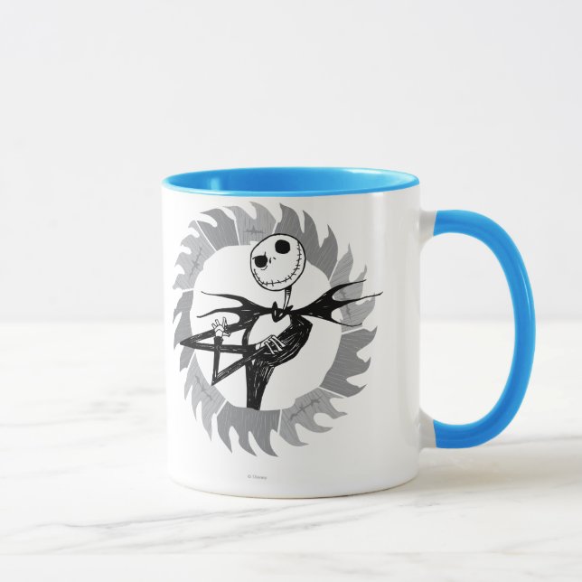Jack Skellington | Saw Blade Frame Mug (Right)
