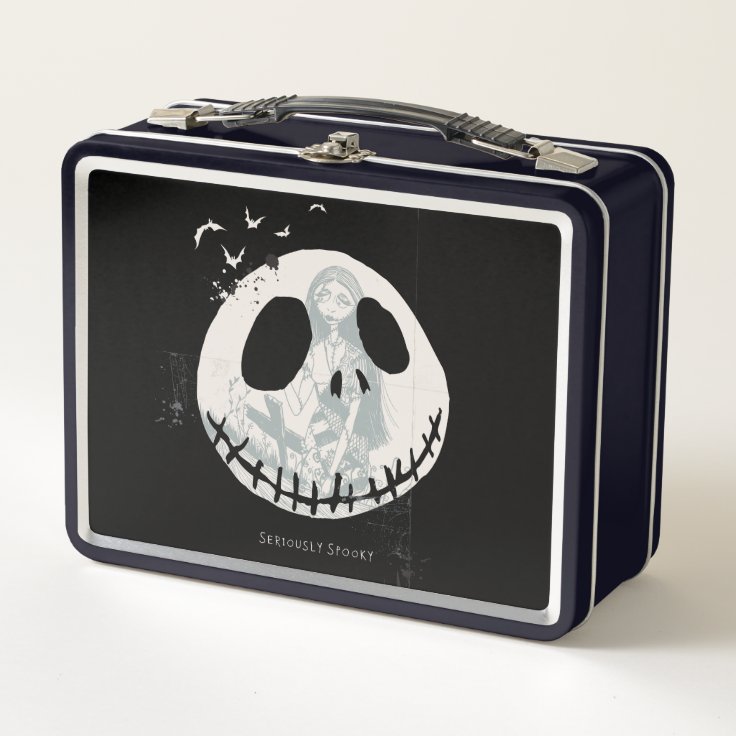 Jack Skellington Seriously Spooky Metal Lunch Box Zazzle
