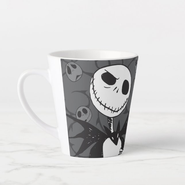 Jack Skellington | Skellington Background 2 Latte Mug (Left)