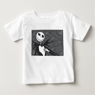 Jack Skellington Skellington Background Baby T-Shirt