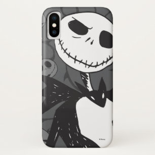 Jack Skellington   Skellington Background iPhone X Case