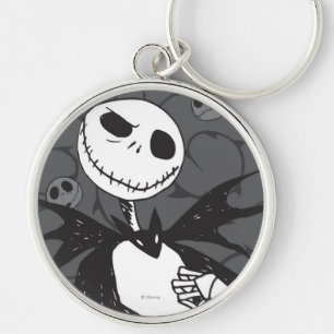 Jack Skellington   Skellington Background Keychain