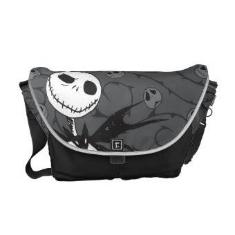 Jack Skellington | Skellington Background Messenger Bag | Zazzle