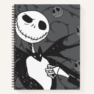 Jack Skellington Skellington Background Notebook