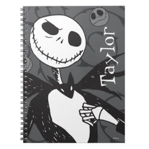 Jack Skellington Skellington Background Notebook