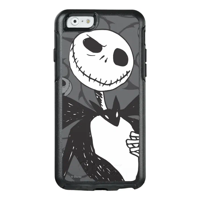 Jack Skellington Skellington Background Otterbox Iphone Case Zazzle Com