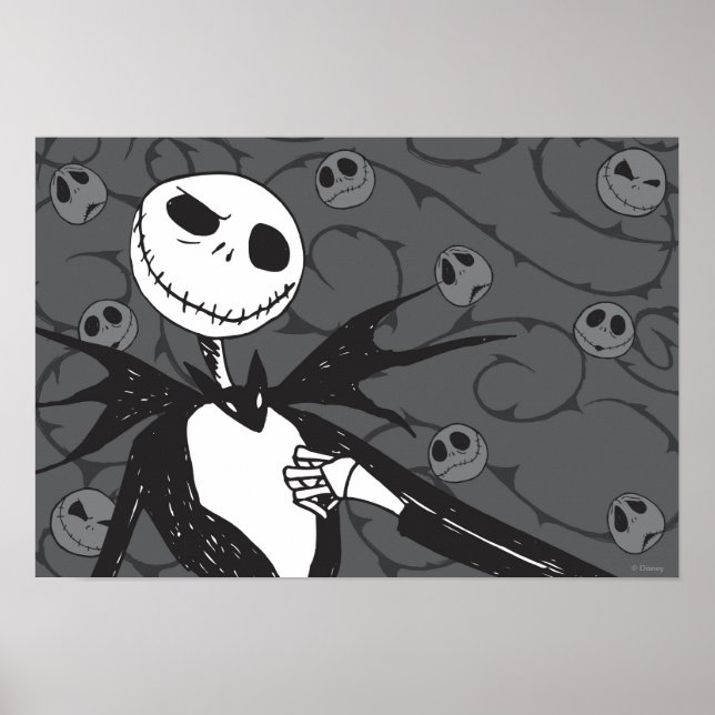 Jack Skellington | Skellington Background Poster (Front)