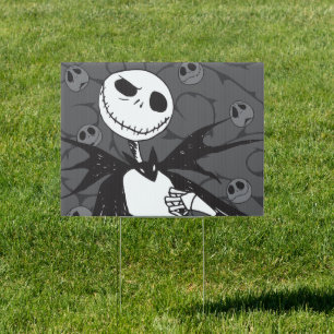 Jack Skellington   Skellington Background Sign