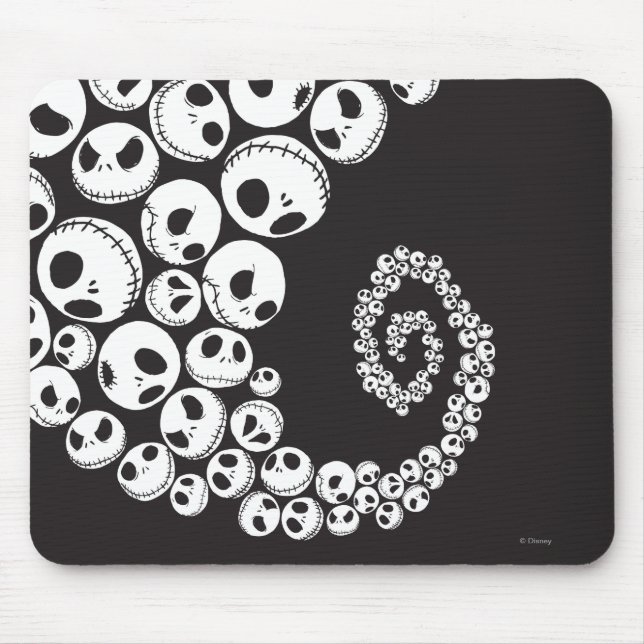 Jack Skellington | Skull Swirl Mouse Pad (Front)