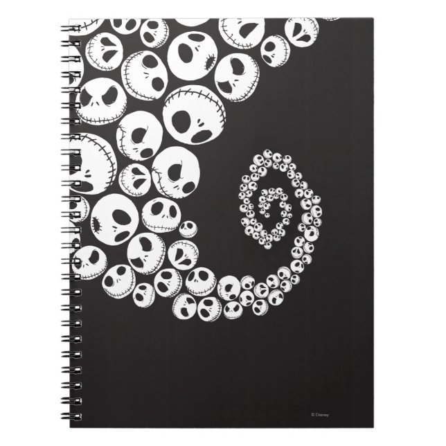 Jack Skellington | Skull Swirl Notebook (Front)