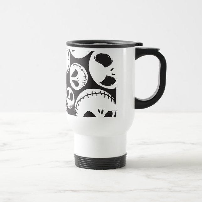 Jack Skellington | Skull Swirl Travel Mug (Right)