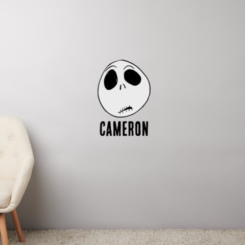 Jack Skellington Somber Look  Personalize Wall Decal