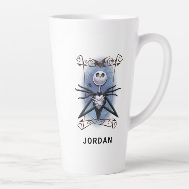 Jack Skellington | Spider Web Frame Latte Mug (Right)