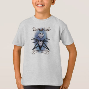 Jack Skellington Spider Web Frame T-Shirt