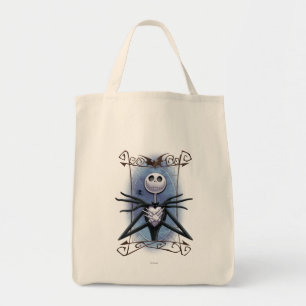 Jack Skellington   Spider Web Frame Tote Bag