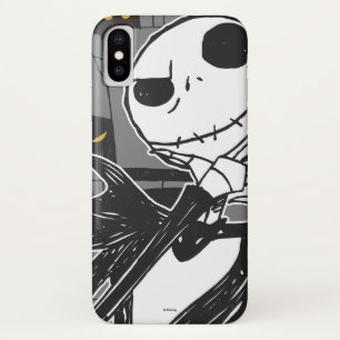 Jack Skellington   Spooky Eye Background iPhone X Case