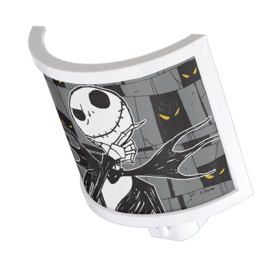 Jack Skellington | Spooky Eye Background Night Light (Angled)