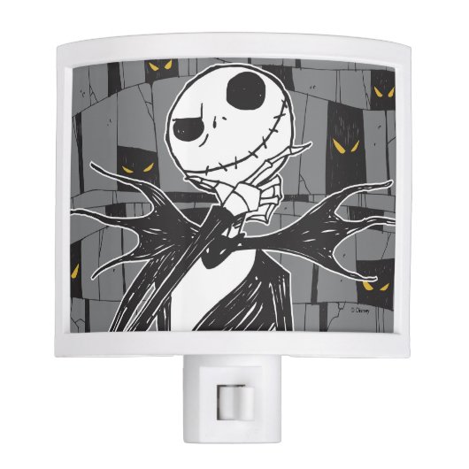 Jack Skellington | Spooky Eye Background Night Light (Front)