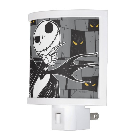 Jack Skellington | Spooky Eye Background Night Light (Left)