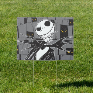 Jack Skellington   Spooky Eye Background Sign