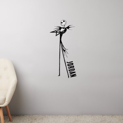 Jack Skellington  Standing  Personalize Wall Decal
