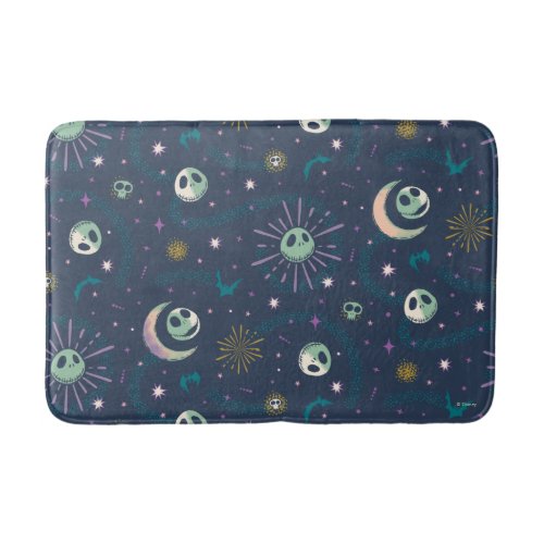 Jack Skellington Sun Moon  Stars Tarot Pattern Bath Mat