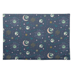Jack Skellington Sun, Moon, & Stars Tarot Pattern Cloth Placemat