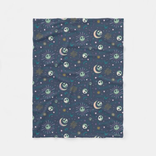 Jack Skellington Sun Moon  Stars Tarot Pattern Fleece Blanket