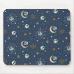 Jack Skellington Sun, Moon, &amp; Stars Tarot Pattern Mouse Pad