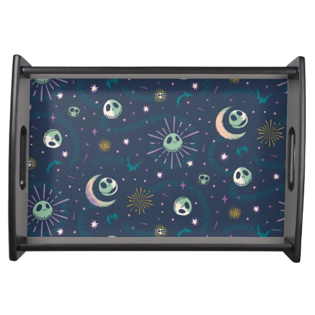Jack Skellington Sun, Moon, & Stars Tarot Pattern Serving Tray (Front)