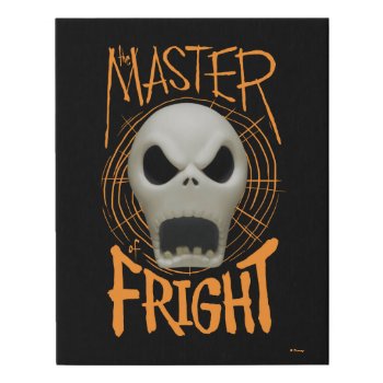 Jack Skellington The Master Of Fright Faux Canvas Print by nightmarebeforexmas at Zazzle