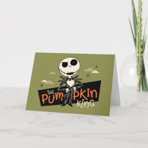 Jack Skellington the Pumpkin King Card