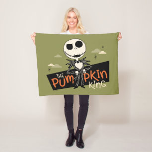 Jack Skellington the Pumpkin King Fleece Blanket