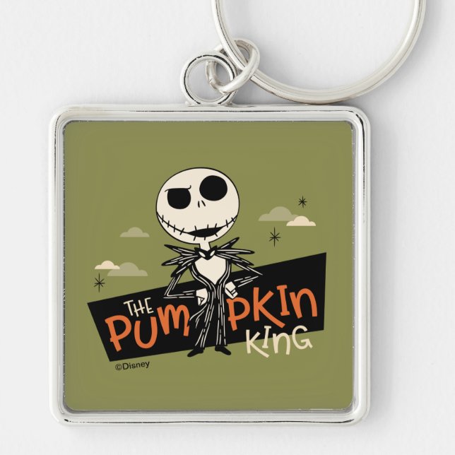 Jack Skellington the Pumpkin King Keychain (Front)
