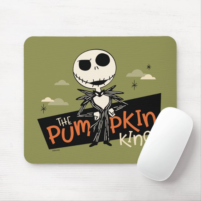 Jack Skellington the Pumpkin King Mouse Pad (With Mouse)